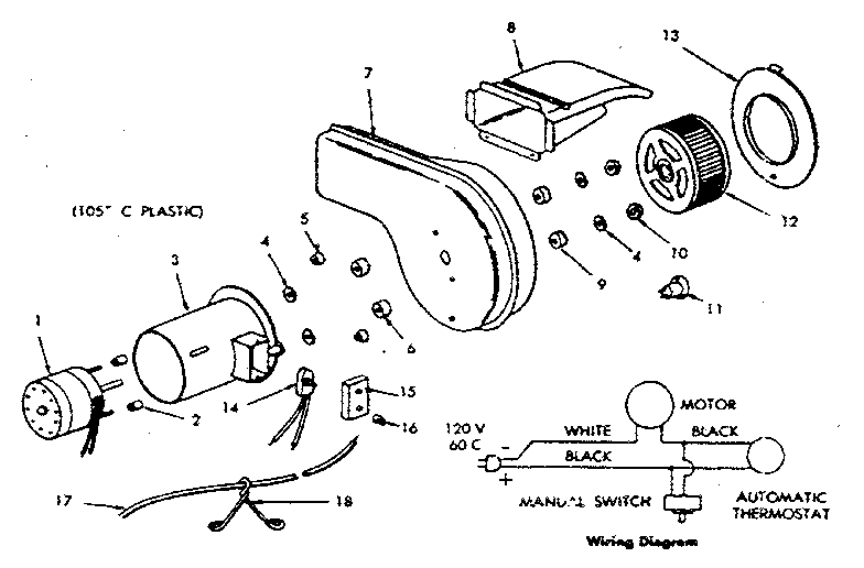 Forced air blower