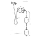 Craftsman 39030302 mechanical switch - cable and float assembly diagram