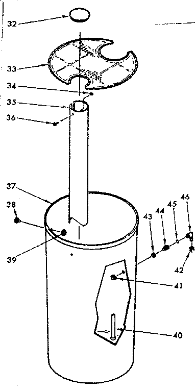 Salt storage tank