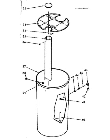Salt storage tank