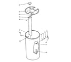 Kenmore 62534742 salt storage tank & associated parts diagram