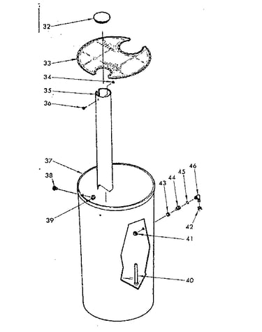Salt storage tank & associated parts