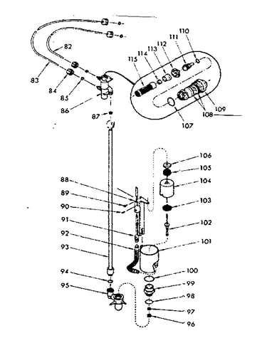 Brine metering assembly & nozzle assembly