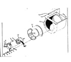 Kenmore 867587730 blower assembly diagram