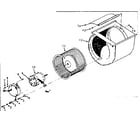 Kenmore 867587750 blower assembly diagram