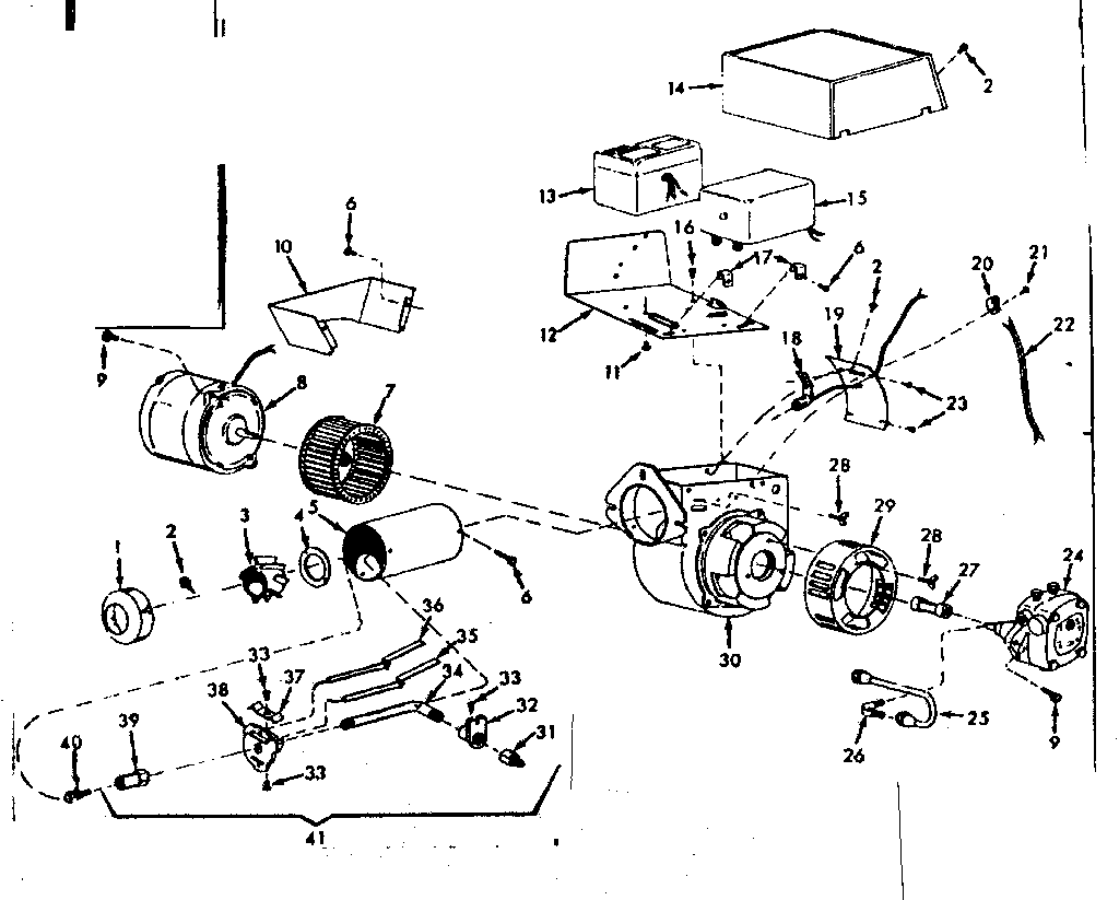Oil burner assembly
