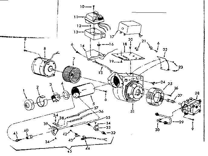 Oil burner assembly