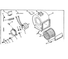 Kenmore 867741950 blower assembly diagram