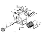 Kenmore 867741970 blower assembly diagram