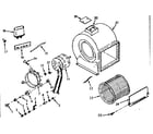 Kenmore 867742950 blower assembly diagram