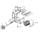 Kenmore 867747960 h-q blower assembly diagram