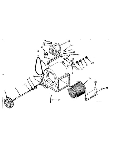 H-q blower assembly