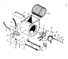 Kenmore 867773220 blower assembly diagram