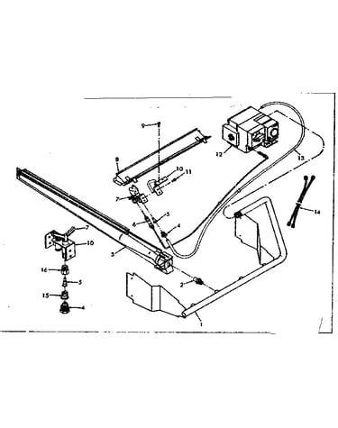 Burner and manifold assembly
