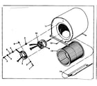 Kenmore 867765920 blower assembly diagram