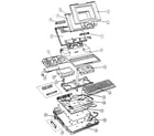 Toshiba T3100 replacement parts diagram