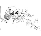 Kenmore 867767730 blower assembly diagram