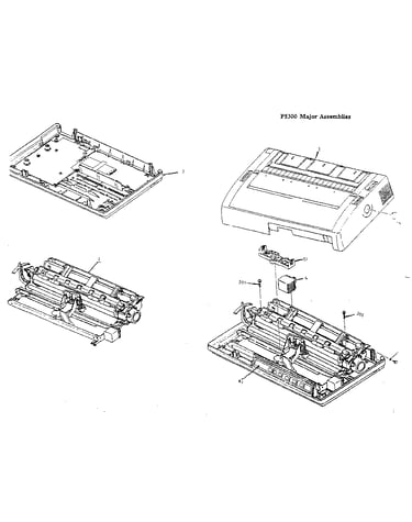 Nec printer - section 1 : major assemblies