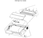 NEC P5200/P5300 nec printer - section 3 : upper cover assembly diagram