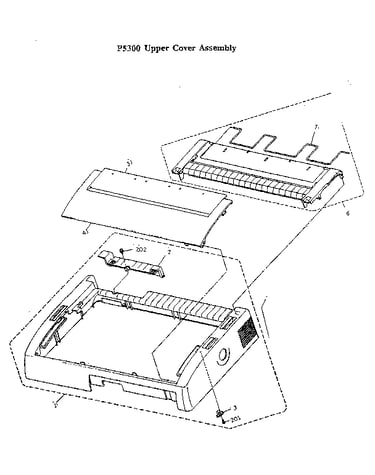 Nec printer - section 3 : upper cover assembly