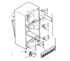 Kenmore 1067624660 cabinet parts diagram