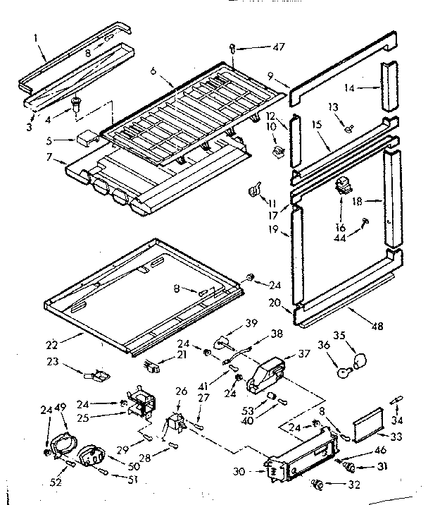 Breaker and partition parts