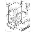 Kenmore 1067625113 cabinet parts diagram
