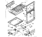 Kenmore 1067625163 breaker and partition parts diagram