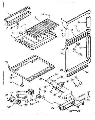 Breaker and partition parts