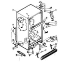 Kenmore 1067625424 cabinet parts diagram