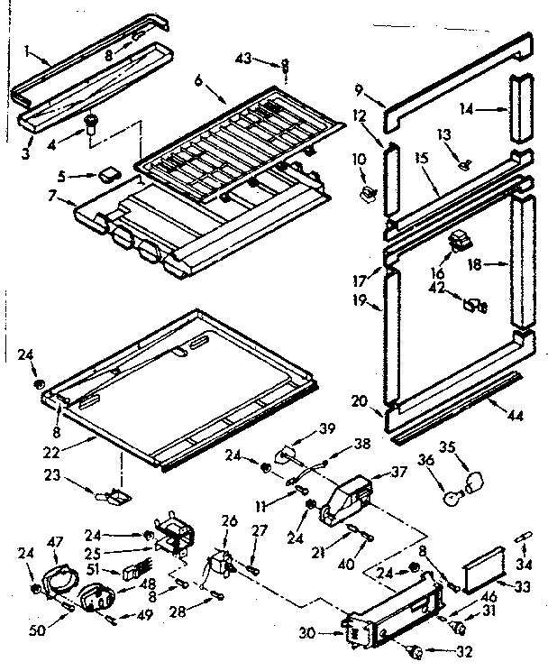 Breaker & partition parts