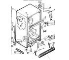 Kenmore 1067625465 cabinet parts diagram
