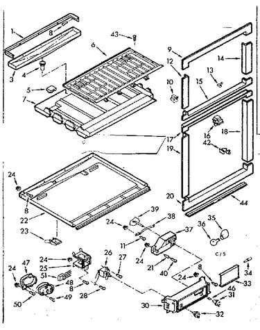 Breaker and partition parts