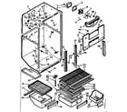 Kenmore 1067627641 refrigerator liner diagram