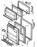 Refrigerator door