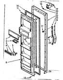 Refrigerator door
