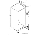 Kenmore 1067632151 cabinet parts diagram