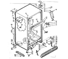 Kenmore 1067635213 cabinet parts diagram