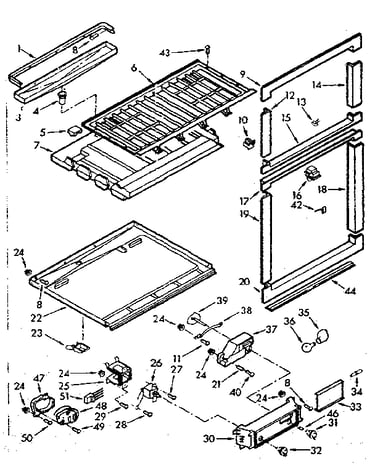 Breaker and partition parts