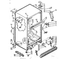 Kenmore 1067635244 cabinet parts diagram