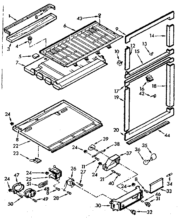 Breaker and partition parts