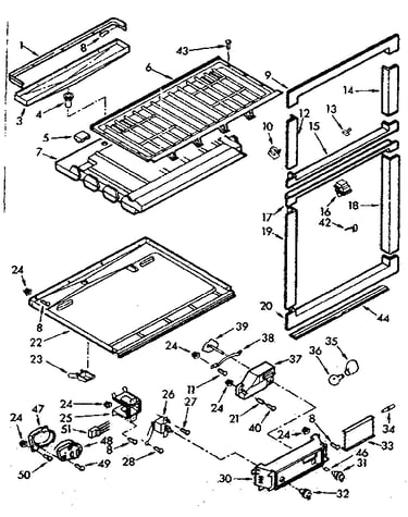 Breaker and partition parts