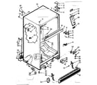 Kenmore 1067637261 cabinet parts diagram