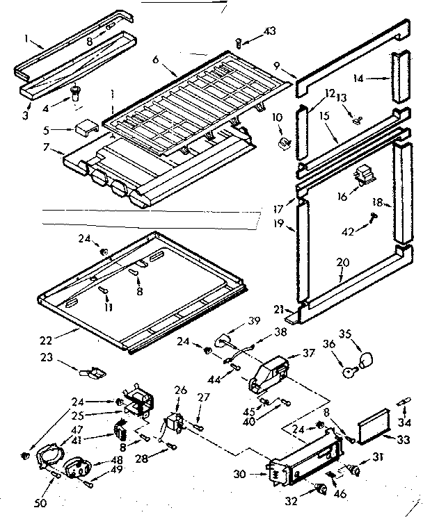 Breaker and partition parts