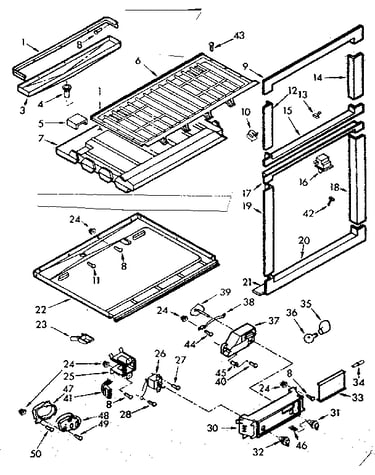 Breaker and partition parts