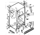 Kenmore 1067645221 cabinet diagram