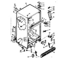 Kenmore 1067647240 cabinet parts diagram