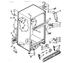 Kenmore 1067649260 cabinet parts diagram