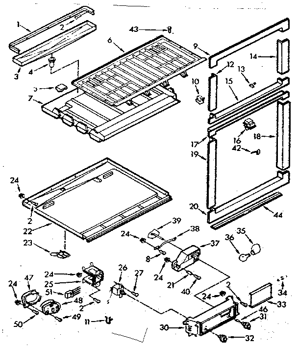 Breaker and partition parts