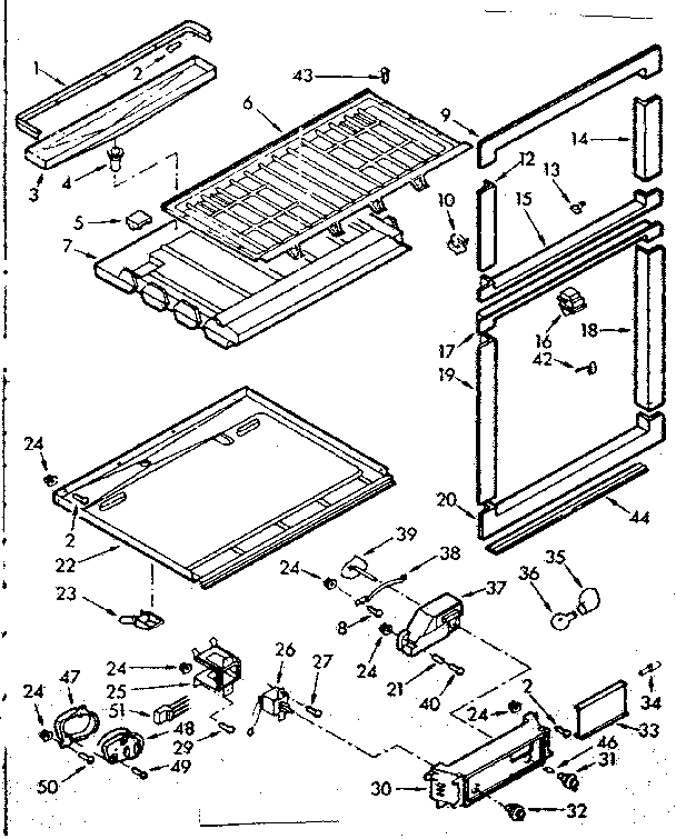 Breaker and partition parts
